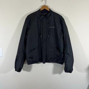 Rev'It Women's Tornado Black Motorcycle Rainjacket Windbreaker Jacket Full Zip